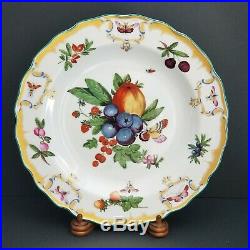 BUY 1-4 Mottahedeh DUKE OF GLOUCESTER Dinner Plates FRUIT & INSECTS Gold D EXC