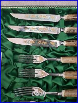 Bavarian Hunter Dinner Service Ser 1955 never used