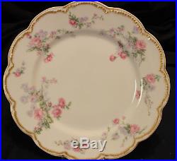 Beautiful Haviland #261(1) Dinner Plate, (4)bread Plates (6)butter Pats Gold Trim