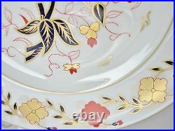 Beautiful Royal Crown Derby Asian Rose Dinner Plate 10 1/8 Imari Pattern Colors