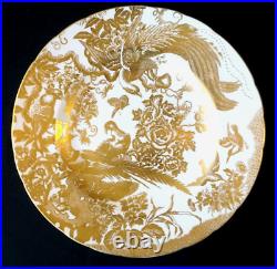 Beautiful Royal Crown Derby Gold Aves Dinner Plate