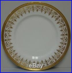 Bernardaud D & Co GOLD ENCRUSTED (BER693) Dinner Plates (9-1/2) SET OF FIVE