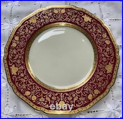 Black Knight Bavaria Eldorado Gold Encrusted China (46) Dinner Cream Soup Bread