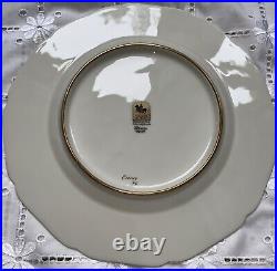 Black Knight Bavaria Eldorado Gold Encrusted China (46) Dinner Cream Soup Bread