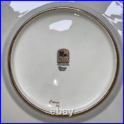 Black Knight Bavaria Eldorado Gold Encrusted China (46) Dinner Cream Soup Bread