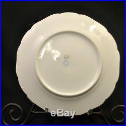 CFH/GDM Haviland Limoges Set 6 Fish Plates 9 1/8 Hand Painted withGold 1882-1890