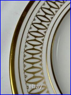 Cartier Tableware Gold Glazed Dinner Plate D10.6in 5 Set with Box Used