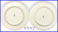 Castleton BRISTOL 8 Dinner Plates Green Laurel 1950's