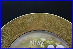 Charles Martin Limoges Hand Painted Enameled Gold Encrusted Game Bird Plate B