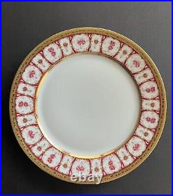 Charles field Limoges France golden roses 10.75dinner plate made in France