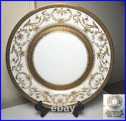 Chas Field Haviland DYNASTY GOLD Dinner Plate(s) MInt