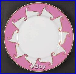 Christian Lacroix FOLLEMENT (GOLD TRIM) Pink Dinner Plate 6607392