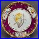 Coalport-Hand-Painted-Botanical-Floral-Cranberry-Gold-9-1-4-Inch-Plate-A-01-sbee