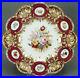 Coalport-Hand-Painted-Floral-Maroon-Gold-Rococo-Molded-9-1-8-Inch-Plate-01-lvc