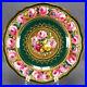 Copeland-Hand-Painted-Signed-T-Sadler-Pink-Roses-Green-Gold-Beaded-Plate-01-bw