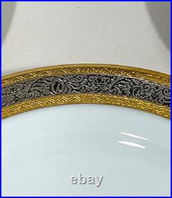 Dw Porzellan Karlsbader Wertarbeit Germany Set 6 Gold Dinner Plates Platinum Dw Porzellan Karlsbader Wertarbeit Germany Set 6 Gold Dinner Plates Platinum
