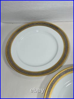 Dw Porzellan Karlsbader Wertarbeit Germany Set 6 Gold Dinner Plates Platinum Dw Porzellan Karlsbader Wertarbeit Germany Set 6 Gold Dinner Plates Platinum