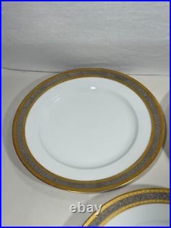 Dw Porzellan Karlsbader Wertarbeit Germany Set 6 Gold Dinner Plates Platinum Dw Porzellan Karlsbader Wertarbeit Germany Set 6 Gold Dinner Plates Platinum