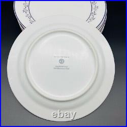 Eaton Fine Dining Set Dinner, Salad Plates & bowls Leaf Gold Web Trim