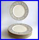 Eight-Franciscan-China-Dinner-Plates-Renaissance-Pattern-Gray-with-Gold-Gladding-01-grcz