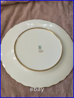 England COALPORT Collamore Fifth Avenue New York Raised Gold Cabinet Plate