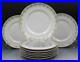 French-Limoges-Porcelain-Set-of-9-Dinner-Plates-by-M-Redon-Rose-Swags-with-Gold-01-hdcw