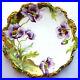 French-Majolica-porcelain-plate-signed-LIMOGES-FRANCE-the-purple-poppies-01-vc