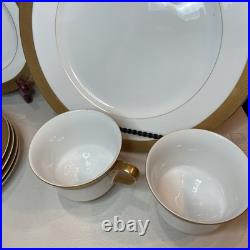 Gold Rim Encrusted Sango China Japan Gerogetown 3557 Fine China 25pc Gold Rim Encrusted Sango China Japan Gerogetown 3557 Fine China 25pc