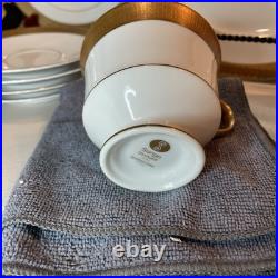 Gold Rim Encrusted Sango China Japan Gerogetown 3557 Fine China 25pc Gold Rim Encrusted Sango China Japan Gerogetown 3557 Fine China 25pc