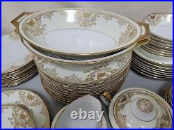 Goldwyn by Meito Fine China Hand Painted Made In Japan 60 Pieces