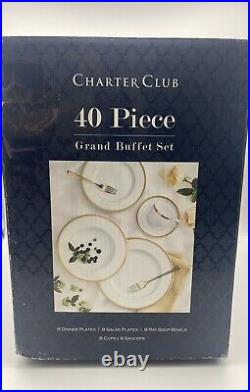 Grand Buffet 40-Pc. Dinnerware Set, Service for 8