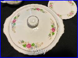 Grindley Cream Petal Bone China from England 36 piece set Rose Bouquet