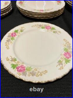 Grindley Cream Petal Bone China from England 36 piece set Rose Bouquet