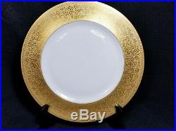 H&C HEINRICH & CO SELB BAVARIA Gold Rimmed Dinner Plates Holidays 11 SET of 5pc