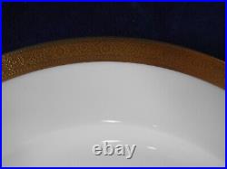 Haviland Du Barry Gold Encrusted Set 4 Dinner Plates 10 1/4