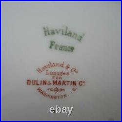 Haviland Limoges Gold Laurel Decoration 11 White Dinner Plates 9¾ inches