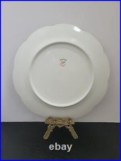 Haviland Limoges Schleiger 29 K DINNER Plate Gold white pink 9 3/4 in (Set of 6)