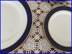 Heinrich- Germany- Echt Cobalt Blue -Dinnerware- 6 Place Setting