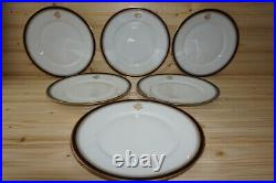 Hutschenreuther 11123 Cobalt & Gold (6) Dinner Plates, 10