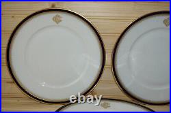 Hutschenreuther 11123 Cobalt & Gold (6) Dinner Plates, 10