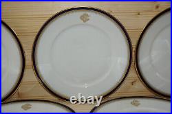 Hutschenreuther 11123 Cobalt & Gold (6) Dinner Plates, 10