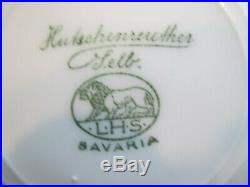 Hutschenreuther Gelb Bavaria Favorite 2 Gold Bands 10 Dinner Plates 10 1/8
