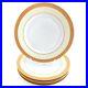 Hutschenreuther-Gold-Encrusted-And-Yellow-Porcelain-Dinner-Plates-Five-5-01-sub