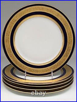 Hutschenreuther Royal Bavarian Gold and Cobalt 10 1/4 Dinner Plate