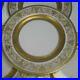 Hutschenreuther-Selb-Royal-Bavarian-12-Gold-Encrusted-Dinner-Cabinet-Plates-01-kan