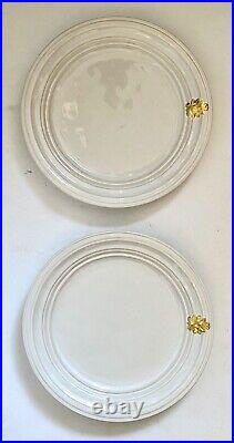 Juliska Acanthus Gold Dinner Plates Set of 2