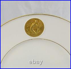 KPM Arkadia Gold Arcadia Gold Medallion Dinner Plate 10-1/2 Multiple Available