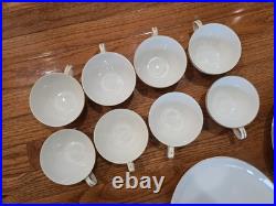 Kaysons Fine China Japan Golden Rhapsody 1961 Set of 37 Vintage, Set For 8 Kaysons Fine China Japan Golden Rhapsody 1961 Set of 37 Vintage, Set For 8