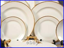 LIMOGES France PL Limoges M. Redon Dinner Set Plates Bowls Tureen GOLD GILD