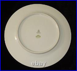 LOT of 8 Heinrich & Co Selb Bavaria Gold Encrusted Porcelain 11 Dinner Plates